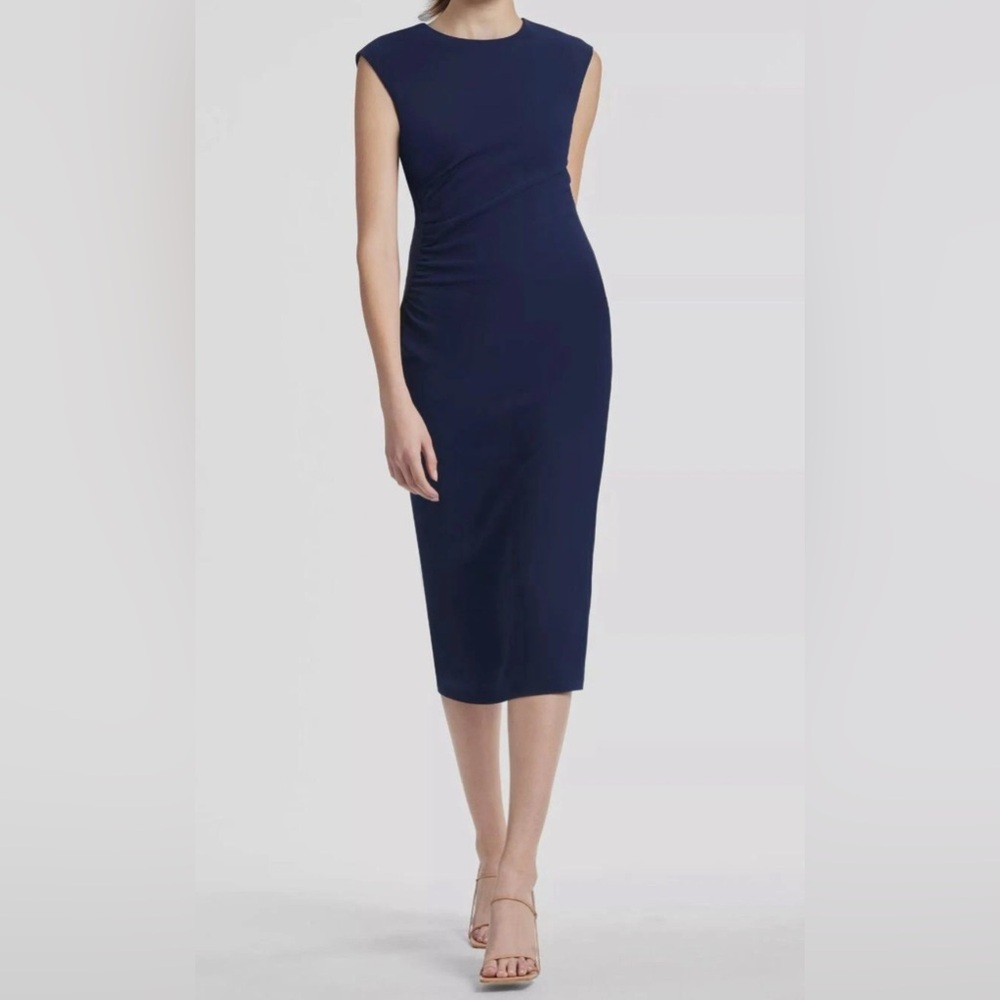 Sachin + Babi Midnight Blue Midi Dress